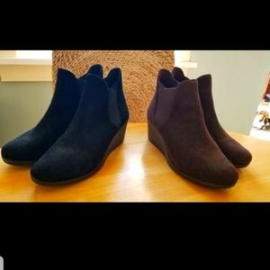 Brown Crocs suede ankle boots, 8